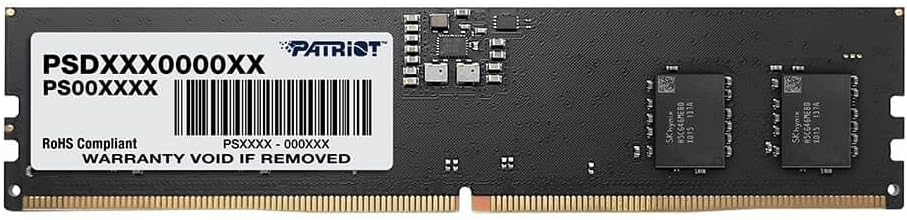 PATRIOT RAM 8GB DIMM DDR5 5200MHz 1Gx16